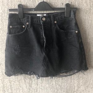 Agolde Quinn denim skirt